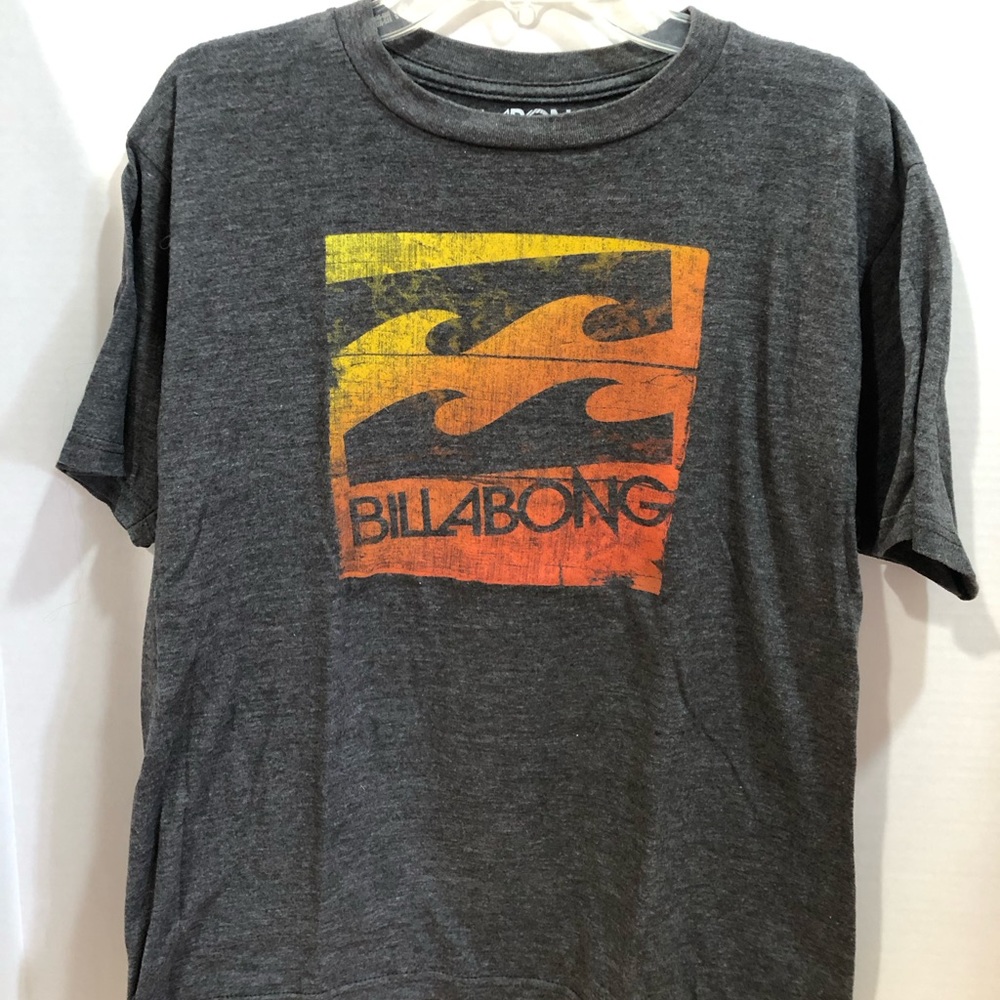 Billabong Boys short sleeve gray t-shirt size Large